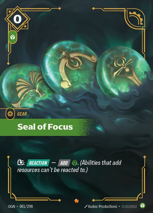 Seal of Focus Card Front