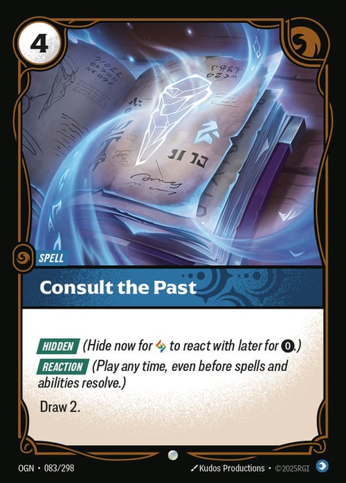 Consult the Past Card Front