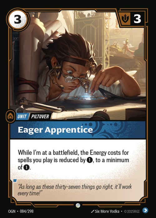 Eager Apprentice Card Front