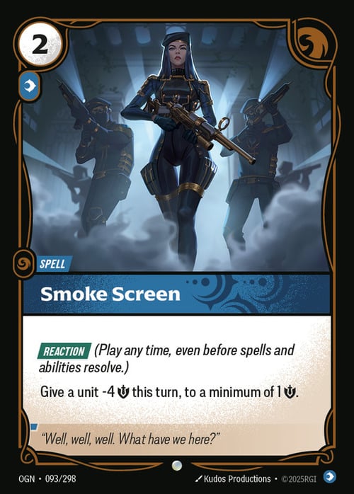 Smoke Screen Card Front