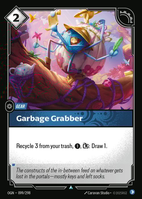 Garbage Grabber Card Front