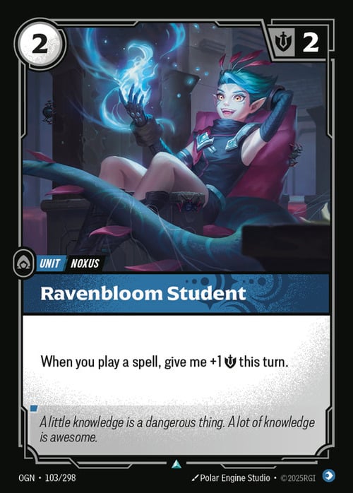 Ravenbloom Student Card Front