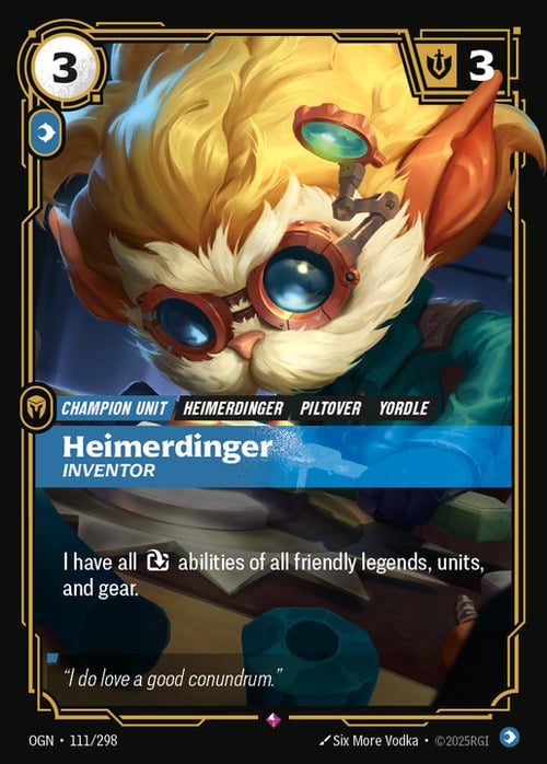 Heimerdinger - Inventor Card Front