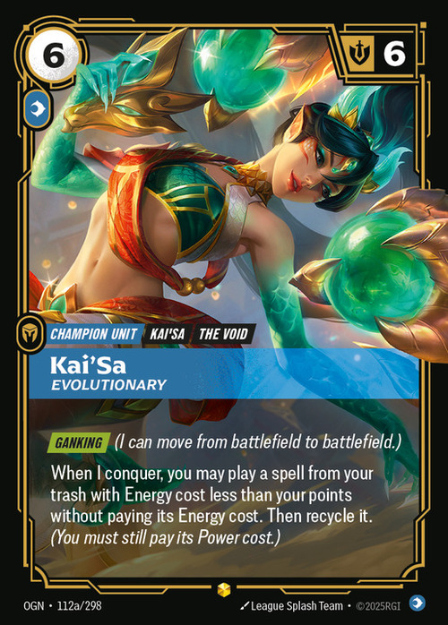 Kai'Sa, Evolutionary Frente