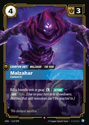 Malzahar - Fanatic 113
