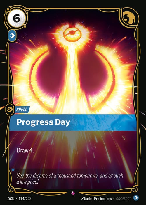 Progress Day Card Front