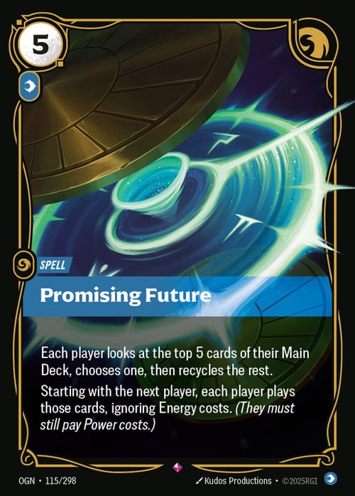 Promising Future Card Front