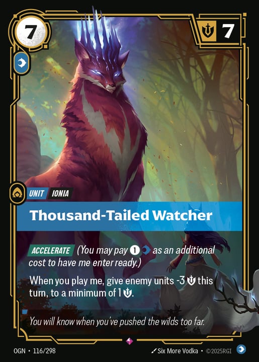 Thousand-Tailed Watcher Origins | Riftbound | CardTrader