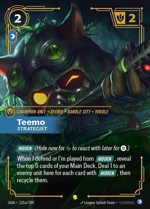 Teemo - Strategist Card Front