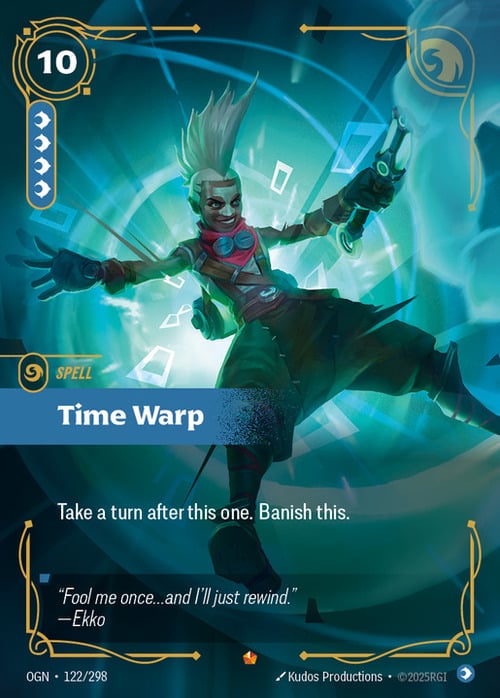 Time Warp Card Front