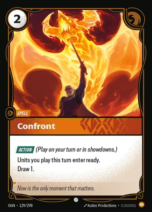 Confront Card Front