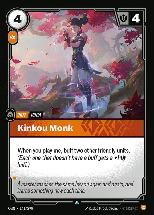 Kinkou Monk Card Front