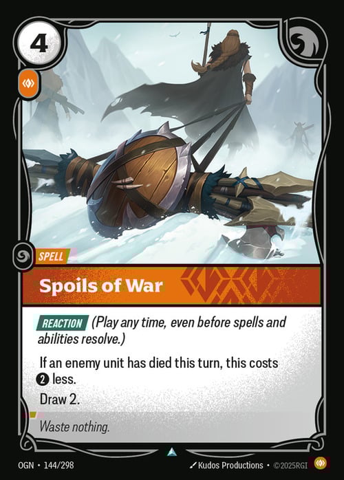 Spoils of War Card Front