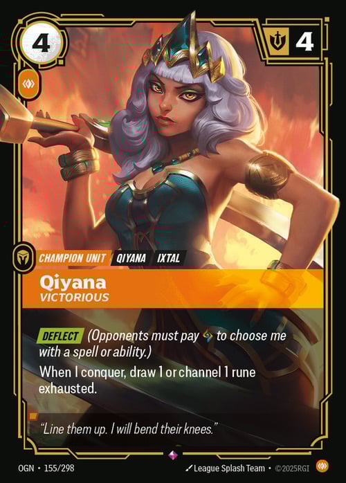 Qiyana - Victorious Card Front