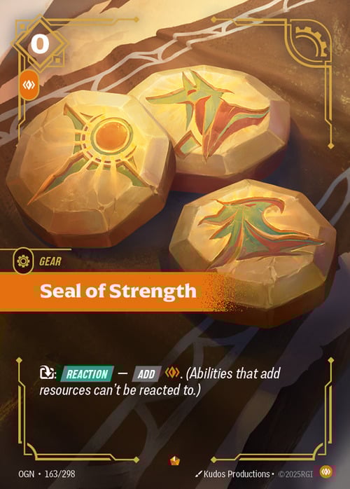 Seal of Strength Card Front