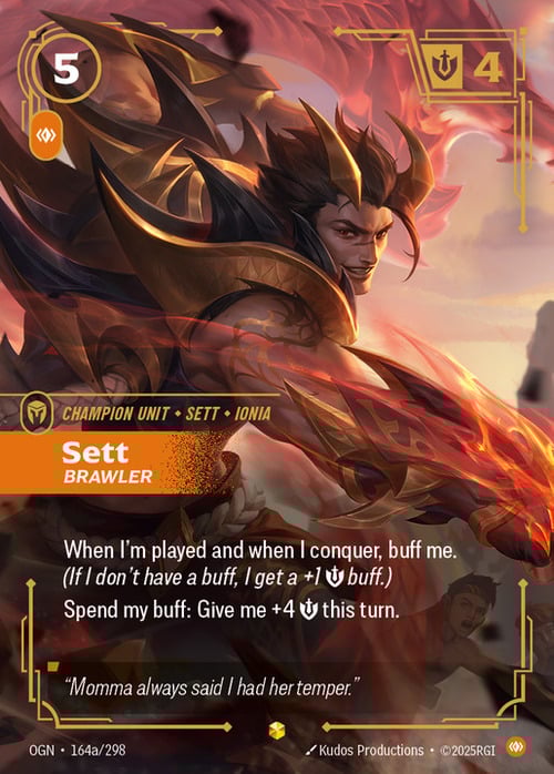 Sett - Brawler Card Front