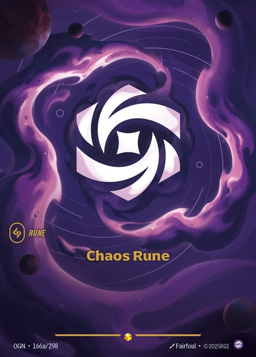 Chaos Rune Card Front