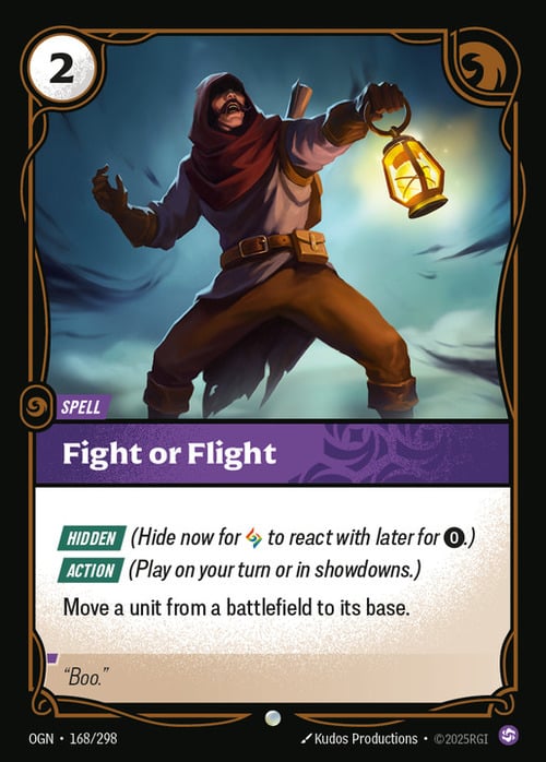 Fight or Flight Card Front