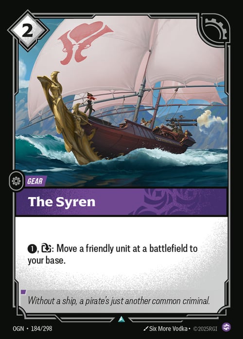 The Syren Card Front