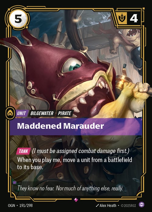 Maddened Marauder Card Front