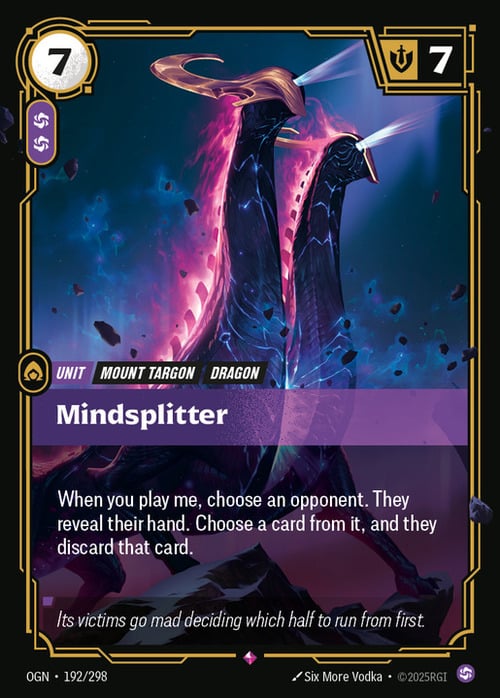 Mindsplitter Card Front