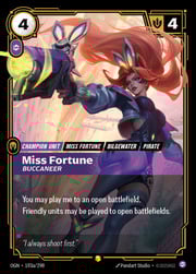 Miss Fortune, Buccaneer