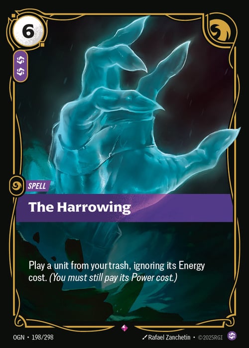 The Harrowing Card Front