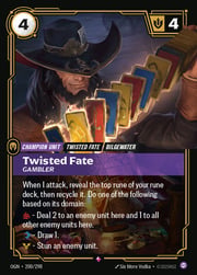 Twisted Fate - Gambler 200