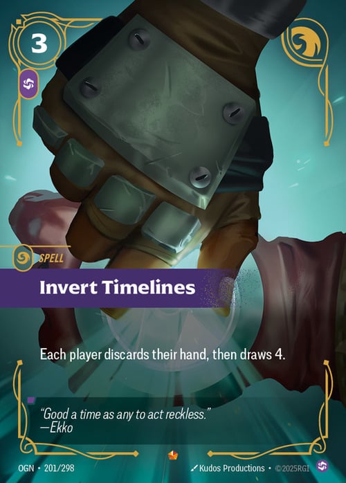 Invert Timelines Card Front