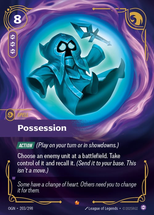 Possession Card Front