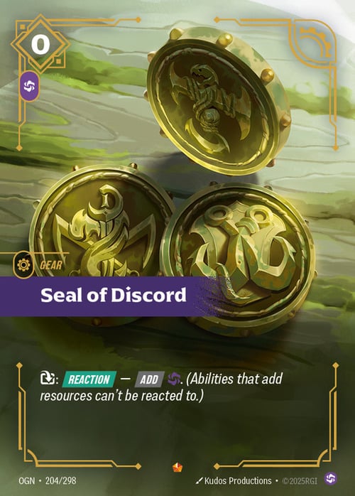 Seal of Discord Card Front
