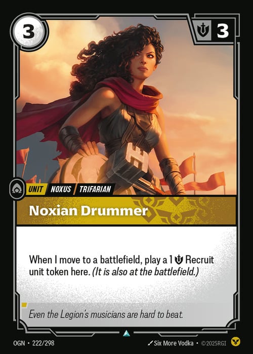 Noxian Drummer Card Front
