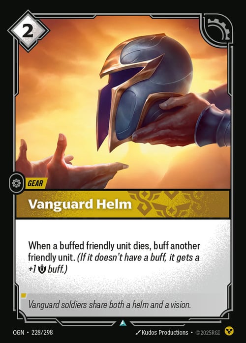 Vanguard of Helm Card Front