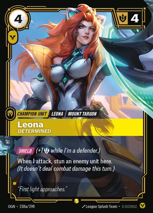 Leona - Determined Card Front