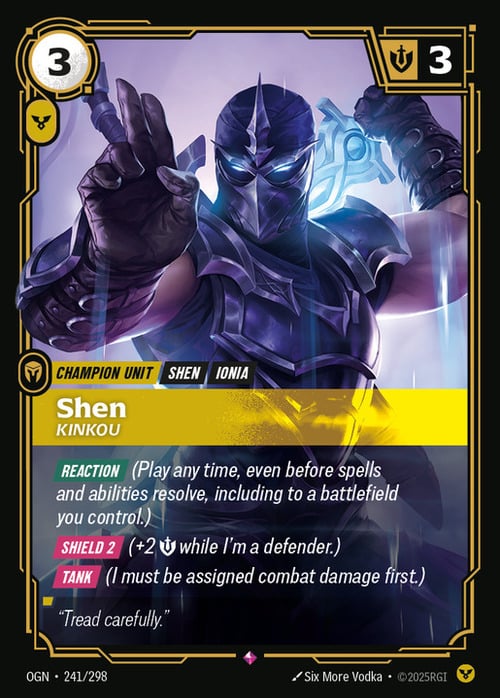 Shen - Kinkou Card Front