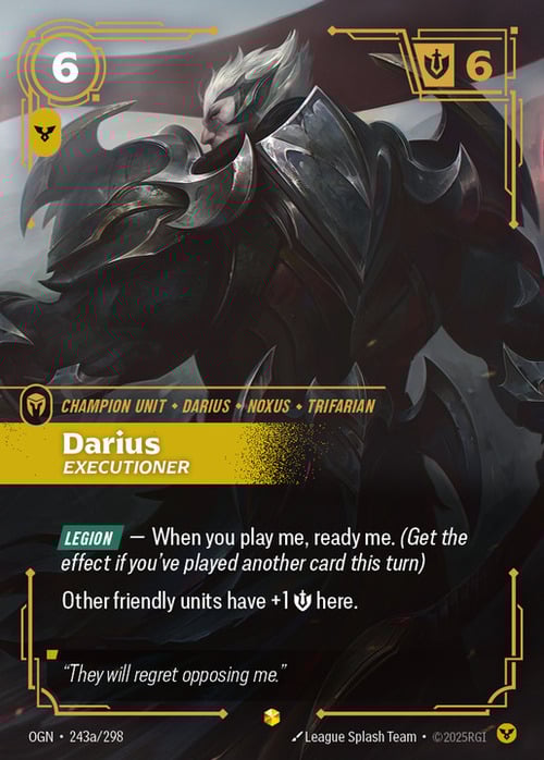 Darius, Executioner Frente