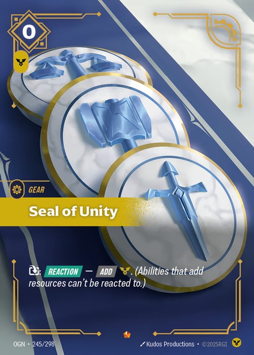 Seal of Unity Card Front