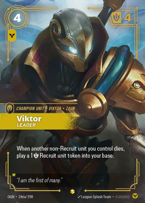 Viktor - Leader Card Front