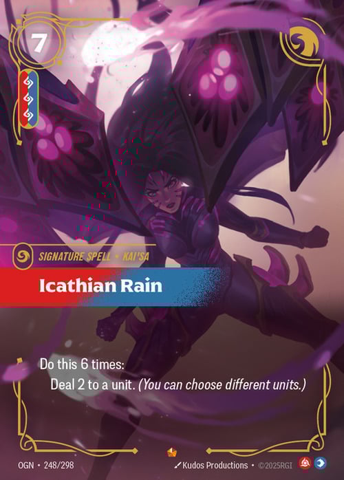 Icathian Rain Card Front
