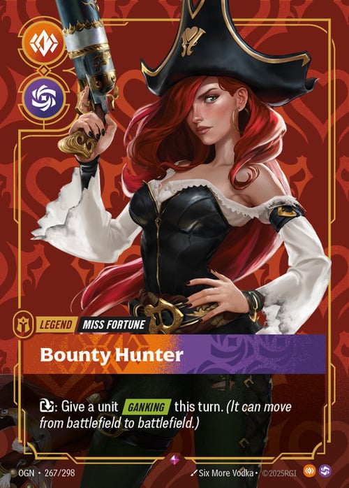 Miss Fortune - Bounty Hunter Card Front