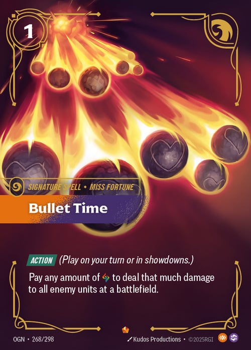 Bullet Time Card Front