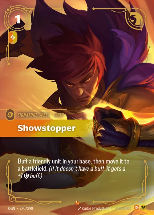 Showstopper Card Front