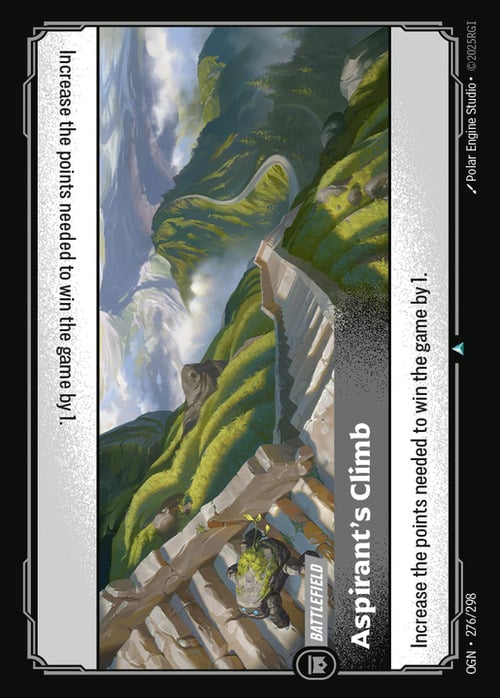 Aspirant's Climb Card Front