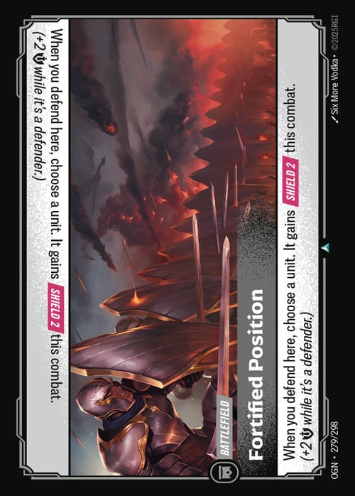Fortified Position Card Front