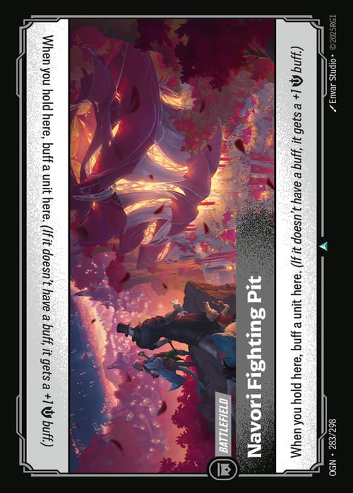 Navori Fighting Pit Card Front