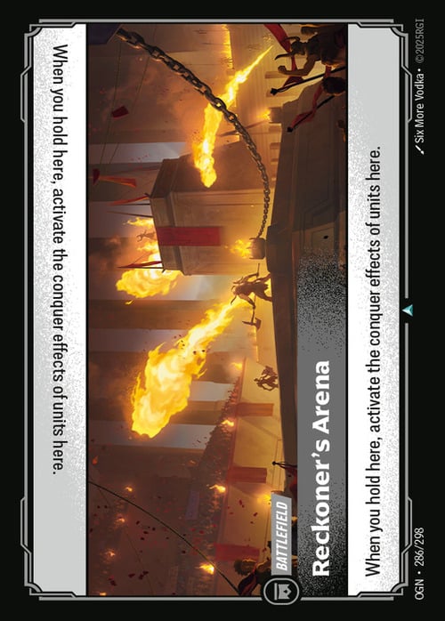 Reckoner's Arena Card Front