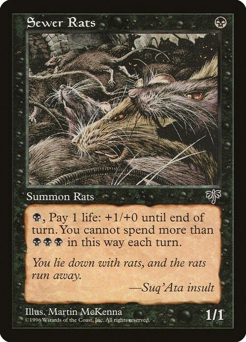 Sewer Rats Card Front