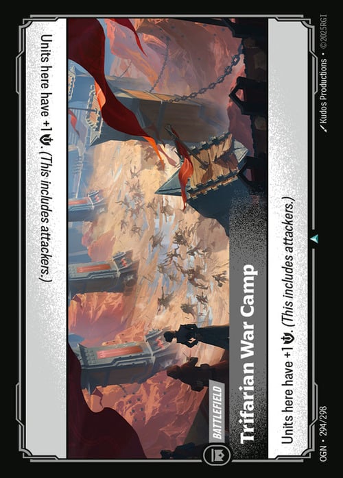 Trifarian War Camp Card Front