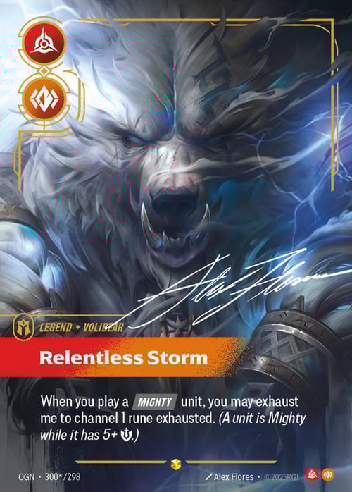 Volibear, Relentless Storm Card Front