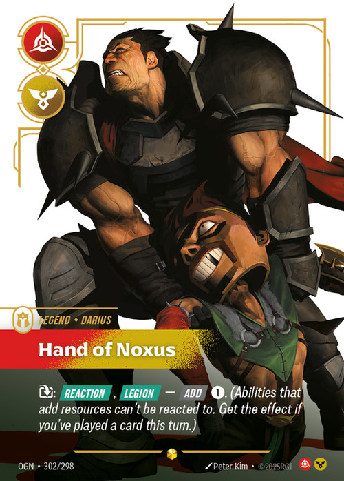 Darius - Hand of Noxus Card Front